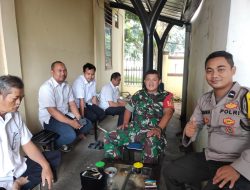 Bhabinkantibmas Kelurahan Mekarbakti Polsek Panongan Laksanakan Guyub TNI Polri