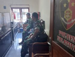 TNI Dan Istrinya, Korban Penganiayaan 5 Orang Warga Di Salatiga Diperiksa Sebagai Saksi Di Polres Salatiga