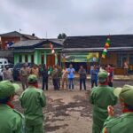 Linmas Desa Warnasari Berhasil Meraih Juara 1 Lomba Baris Berbaris Tingkat Kecamatan