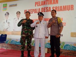 Camat Tambun Utara Hadiri Pelantikan Sumpah Jabatan Pj Kepala Desa Sriamur