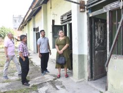 Pangdam I/BB Mayjen TNI Achmad Daniel Chardin, SE, MSi Tinjau Rumdis Prajurit Yonarmed 2 Yang Akan Direhab