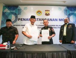 LDII Dan Senkom Mitra Polri Tandatangani Nota Kesepahaman Penguatan Moral Dan Karakter Bangsa