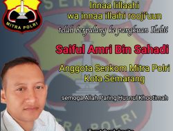 Senkom mitra polri kota Semarang berduka