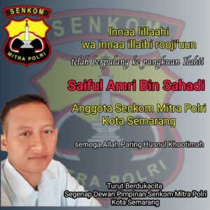 Senkom mitra polri kota Semarang berduka