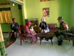 Jalin Silaturahmi Dengan Warga Binaannya, Babinsa Garum Gelar Kegiatan Komunikasi Sosial