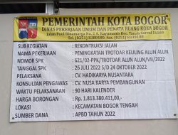 Kejanggalan Dalam Proyek Peningkatan Trotoar Alun Alun Kota Bogor CBA Mendorong Penegak Hukum Dan Kejari Usut Tuntas
