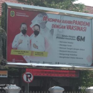 Tidak Diturunkan Baliho “Bupati Pati Haryanto Dan Wakil Bupati Pati Saiful Arifin”, Gambar Pj Bupati Baru Tidak Dipasang