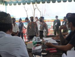 Kapolresta Tinjau Pengamanan Pilkel Serentak Kota Denpasar