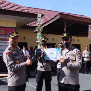 Kapolres Ngada Pimpin Apel Anev Kinera Mingguan