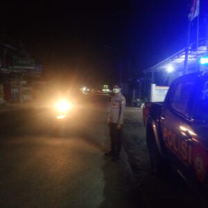 POLSEK PALANG LAKUKAN PATROLI BLUE LIGHT DI SETIAP MALAM HARI, ANTISIPASI KEJAHATAN JALANAN