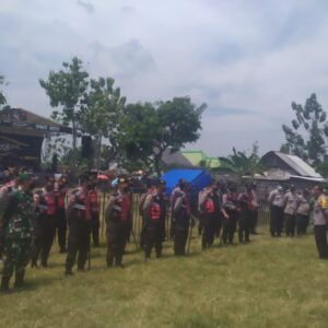 Pengamanan Hiburan Musik Yang Di Gelar BSC Dalam Rangka Memperingati HUT RI ke 77, Di Pimpin Langsung Kapolsek