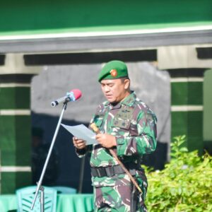 Gelar Upacara Bendera, Dandim Bojonegoro sampaikan Amanat Pangdam V Brawijaya