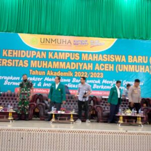 Sukses Laksanakan PBAK, Ini Pesan Rektor Unmuha Kepada Mahasiswa Baru