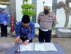 Penandatanganan Nota Kesepahaman MOU Satlantas Polres Sampang Dan Disdik