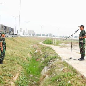 Resmikan Pintu Tol Gabus Dandim 0509 Libatkan Ratusan Personil Gabungkan