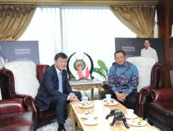 Terima Duta Besar Singapura untuk Indonesia, Ketua MPR RI Bamsoet Dorong Singapura Menjadi Hub Wisatawan Manca Negara Ke Indonesia