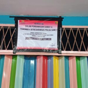 Polda Sumut Miskinkan Bos Judi, Segel 7 Ruko Cemara Asri Milik ABK