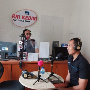 Bersama Media Polres Kediri Sampaikan Wawasan Kebangsaan