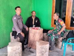 Tingkatkan Sinergitas, Babinsa Koramil Sananwetan Gelar Kegiatan Komsos Dengan Aparat Kelurahan