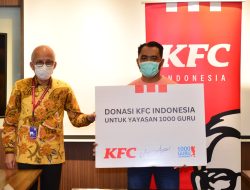 KFC Indonesia Serahkan Donasi Hasil Program Bucket For Given, Bucket For Good Kepada Yayasan 1000 Guru