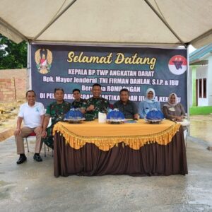 Kunjungan Kerja Kepala BP TWP AD Mayor Jendral TNI Firman Dahlan S.I.P di Perumahan GRAHA KARTIKA INDAH III Kendari