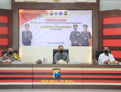 Antisipasi Penyalahgunaan Narkoba Oleh Anggota, Polres Tuban Gelar Sosialisasi P4GN