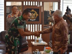 Danrem 091/ASN Ucapkan Selamat Kepala Badan Pemeriksa Keuangan (BPK) Perwakilan Provinsi Kalimantan Timur