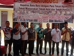 Perkuat Silaturahmi, Kapolres Batu Bara Temui Para Tokoh Di Medang Deras