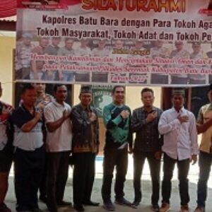 Perkuat Silaturahmi, Kapolres Batu Bara Temui Para Tokoh Di Medang Deras