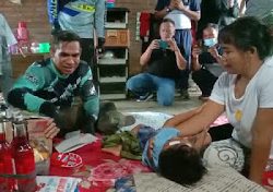 AKBP Jose DC Fernandez, Sambangi Seorang Bocah Yang Menderita Penyakit Gondok