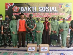 Berbagi Kebahagiaan Kepada Sesama, Kodim 0808/Blitar Gelar Kegiatan Bakti Sosial
