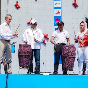 Hadiri Kejuaraan Dunia Panjat Tebing, Ketua MPR RI Bamsoet Harap Atlet Indonesia Juarai International Federation of Sport Climbing World Cup Jakarta 2022