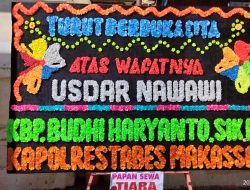 Kapolrestabes Makassar Turut Belasungkawa Atas Wafatnya Alm Usdar Nawawi