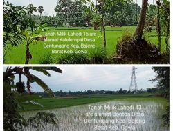 Kerap Masih Banyak Mafia Tanah yang Merajalela Terjadi Salah Satunya Mantan Kepala Dusung Borisalama di Wilayah Desa Gentungang, kec. Bajeng Barat Kab. Gowa