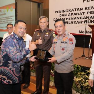 Hadiri Pelatihan APH dan APIP, Kapolda Sumut Komitmen Berantas Segala Tindak Pidana Korupsi