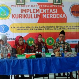 Gelar Workshop Kurikulum Merdeka, SMAI Baiturrahman Hadirkan Sejumlah Doktor
