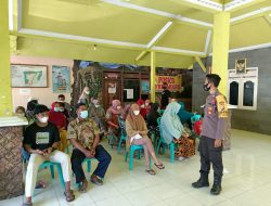 BHABINKAMTIBMAS DESA PALANG SAMBANG DAN TATAP MUKA DENGAN TOKOH MASYARAKAT, JALING KERJA SAMA DENGAN TOMAS