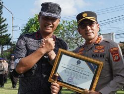 Ungkap Kasus Besar, Polresta Denpasar Terima Penghargaan Dari BNNP Bali