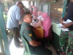 Puluhan Personel Kodim 1201/Mph Lakukan Screening Penyakit Tidak Menular