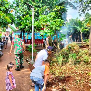 Danramil 01 Tambun Genjot Food Estate Di Kampung Pancasila
