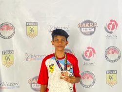 Rouin Romito Lumban Gaol Raih Juara lll Kejurnas Karate Shokaido