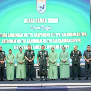Pangdam XII/Tpr Pimpin Sertijab dan Tradisi Pejabat Golongan IV