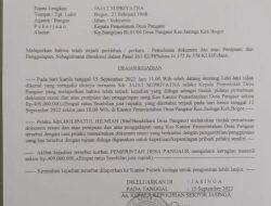 Kades Jajat supriyatna Polisikan Oknum Bendahara Pembawa Kabur Uang Ratusan Juta Rupiah