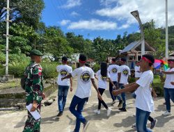 Bentuk Kepercayaan, Personel Satgas Yonarmed 1 Kostrad Didaulat Jadi Penilai Lomba Baris Indah Pada HUT GPM ke-87