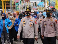 Aksi Damai PMII Menolak Kenaikan BBM Dikawal Ketat Polisi