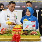 Danlantamal XII Laksma TNI Suharto Pimpin Upacara Hari Ulang Tahun Ke-77 TNI Angkatan Laut Tahun 2022