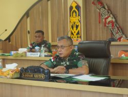 Kasdam XII/Tpr Terima Paparan Renlakgiat TMMD ke-115