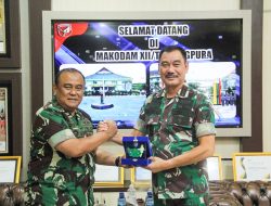 Pangdam XII/Tpr Terima Kunjungan Kerja Kapuskesad
