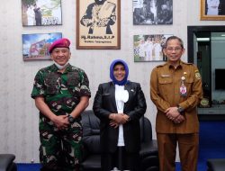 Komandan Yonmarhanlan IV Sambangi Kantor Walikota Tanjungpinang