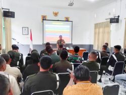 Kumdam XII/Tpr Lakukan Penyuluhan Hukum Demi Meningkatkan Disiplin Prjurit